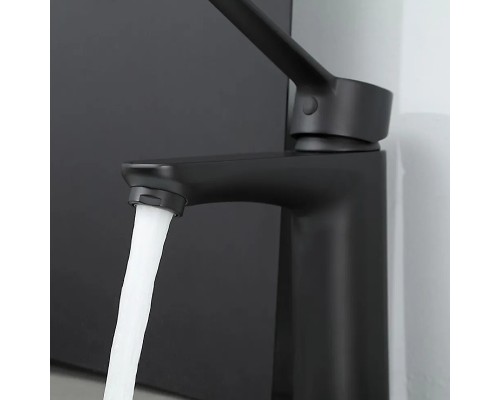 Смеситель для раковины Gappo G21-6 G1021-6 Черный матовый