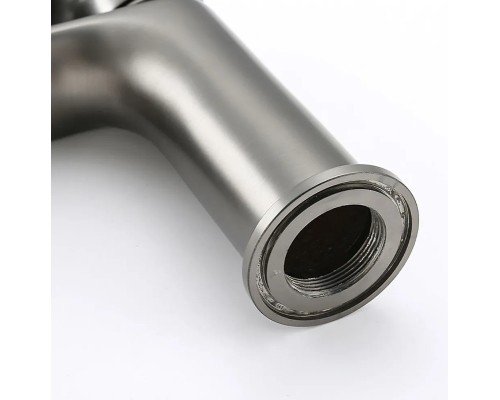 Смеситель для раковины Frap H71-9 F1071-9 Оружейная сталь