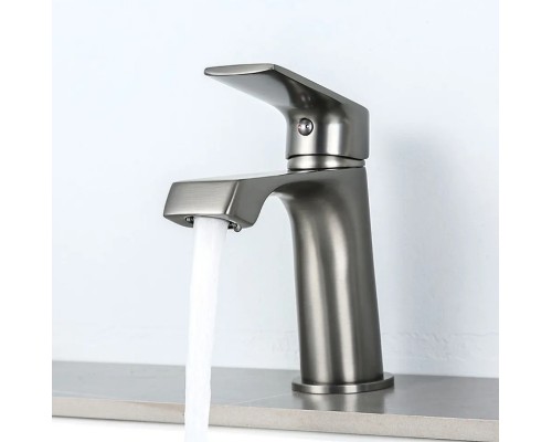 Смеситель для раковины Frap H71-9 F1071-9 Оружейная сталь