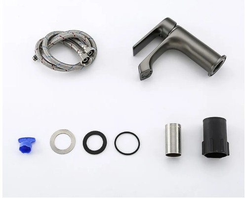 Смеситель для раковины Frap H71-9 F1071-9 Оружейная сталь