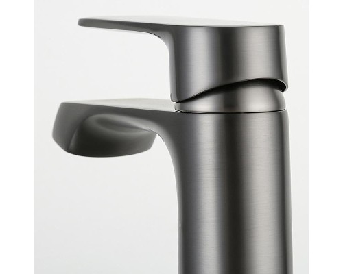 Смеситель для раковины Frap H71-9 F1071-9 Оружейная сталь