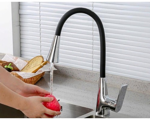 Смеситель для кухни Frap H71 F4471 Хром Черный