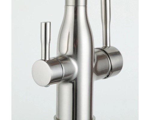 Смеситель для кухни Frap H69 F4396-5 Сатин Черный