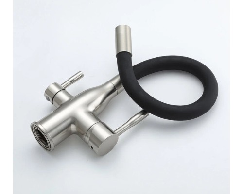 Смеситель для кухни Frap H69 F4396-5 Сатин Черный