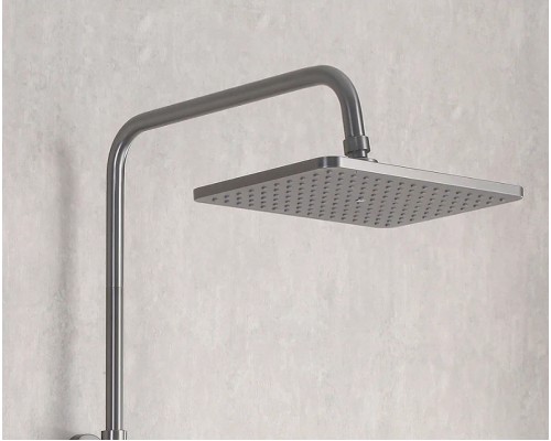 Душевая система Frap H62-9 F2462-9 Оружейная сталь