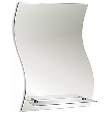Зеркало Silver Mirrors Волна 43 00000030 с полкой