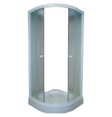 Душевой уголок Parly 90x90 ZF91 профиль Белый стекло матовое