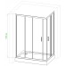 Душевой уголок Royal Bath HPD 110x80 профиль Белый стекло прозрачное