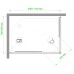 Душевой уголок Royal Bath HPD 110x80 профиль Белый стекло прозрачное