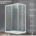 Душевой уголок Royal Bath HPD 110x80 профиль Белый стекло прозрачное