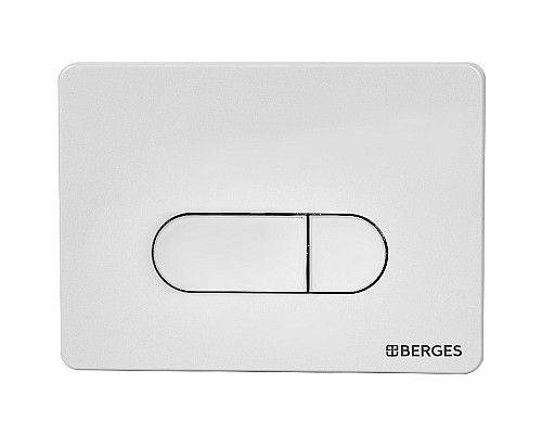 Клавиша смыва Berges Novum D4 040034 Soft Touch Белая Клавиша смыва Berges Novum D4 040034 Soft Touch Белая