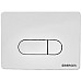 Клавиша смыва Berges Novum D4 040034 Soft Touch Белая