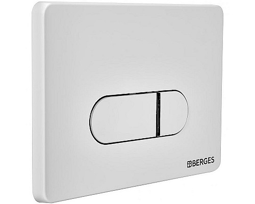 Клавиша смыва Berges Novum D4 040034 Soft Touch Белая Клавиша смыва Berges Novum D4 040034 Soft Touch Белая