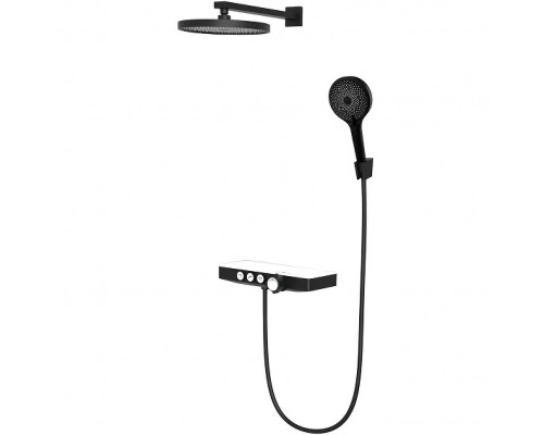 Душевая система Berges Morans 075004 Черная матовая