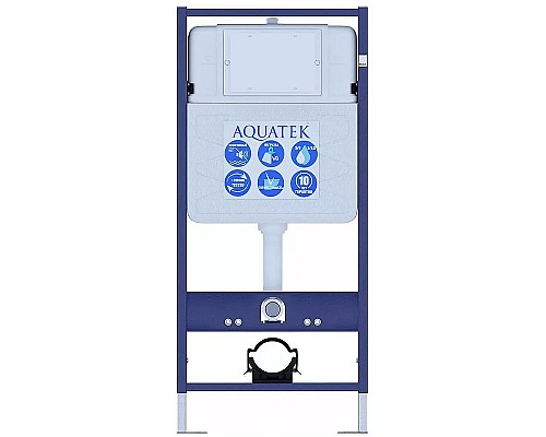 Комплект унитаза с инсталляцией Aquatek Европа SET AQUATEK ЕВРОПА cm с сиденьем Микролифт