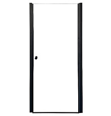 Душевая дверь в нишу Parly 80 DE80B профиль Черный стекло прозрачное