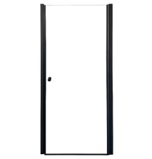 Душевая дверь в нишу Parly 80 DE80B профиль Черный стекло прозрачное