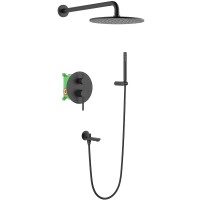 Душевая система Timo Saona SX-2379/03SM Черная матовая