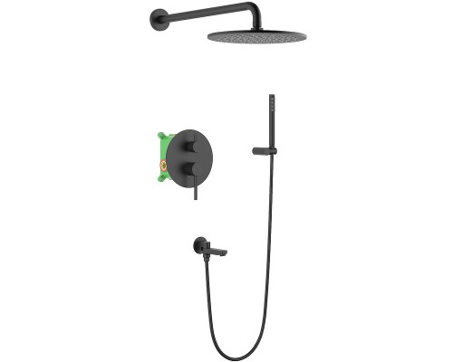 Душевая система Timo Saona SX-2379/03SM Черная матовая