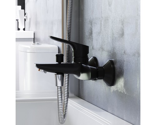 Смеситель для ванны Damixa Jupiter 771000301 Черный матовый