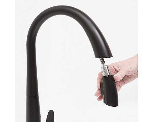 Смеситель для кухни WasserKRAFT A8667 Черный