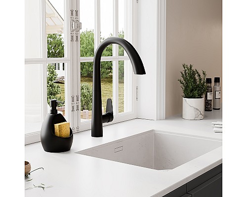 Смеситель для кухни WasserKRAFT A8667 Черный