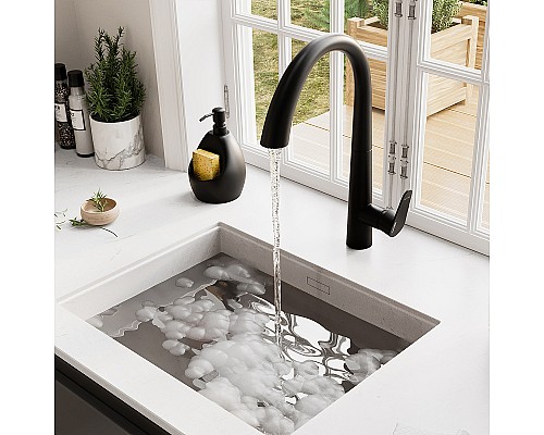 Смеситель для кухни WasserKRAFT A8667 Черный