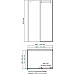 Душевой уголок WasserKRAFT Vils 110x80 56R14 профиль Хром стекло прозрачное