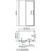 Душевая стенка WasserKRAFT Dinkel 58R07-RP90 / Alme 15R07-RP90 90 58R07-RP90/15R07-RP90 профиль Хром стекло прозрачное