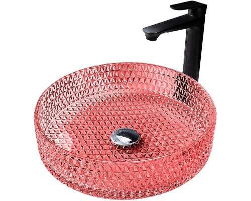 Раковина-чаша Abber Glas 40 AK2301OR Красная