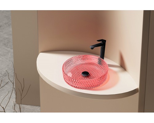 Раковина-чаша Abber Glas 40 AK2301OR Красная