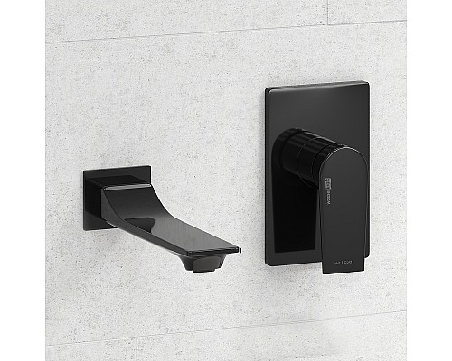 Смеситель для раковины WasserKRAFT A66553 Черный глянец