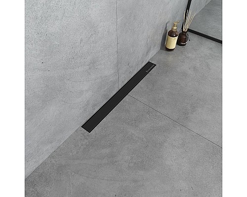 Душевой лоток Boheme Premium Linear 60 982-60-B с Черной решеткой Душевой лоток Boheme Premium Linear 60 982-60-B с Черной решеткой