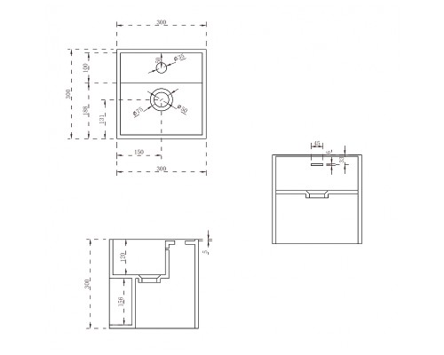 Раковина Abber Stein 30 AS2639 подвесная Белая