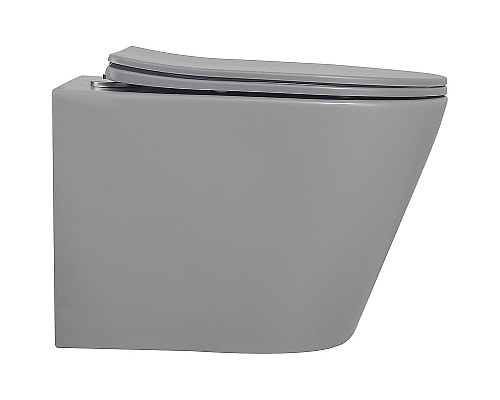 Унитаз Abber Bequem AC1102MG подвесной Серый матовый с сиденьем Микролифт