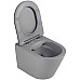 Унитаз Abber Bequem AC1102MG подвесной Серый матовый с сиденьем Микролифт
