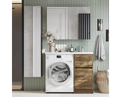 Тумба под раковину Aquaton Лондри 105 1A267001LHDR0 Дуб Рустикальный без фасада