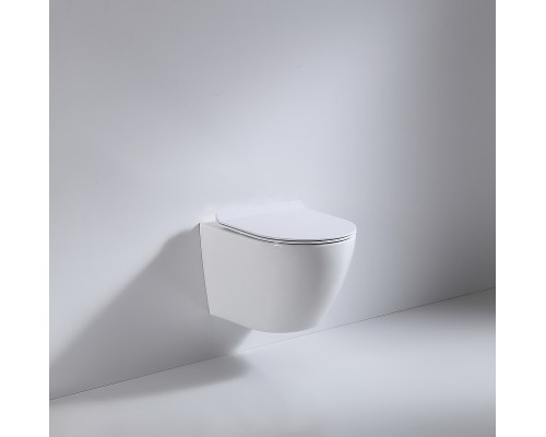 Унитаз beWash Minimal BKWHR003480 подвесной Белый с сиденьем Микролифт