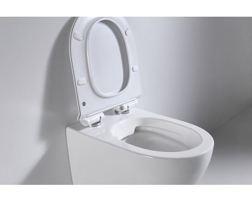 Унитаз beWash Minimal BKWHR003480 подвесной Белый с сиденьем Микролифт