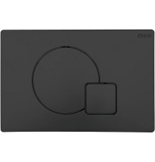 Клавиша смыва Black&White Universe Matt Black, арт