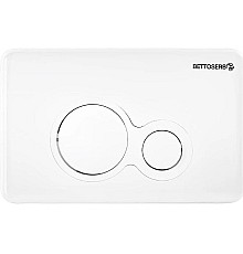 Клавиша смыва Bettoserb Sava Fix Slim 40006457 Белая глянцевая