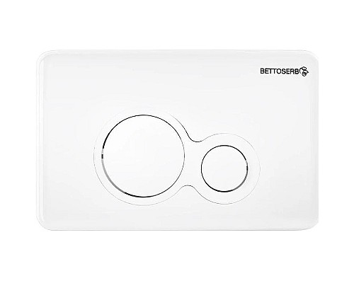 Клавиша смыва Bettoserb Sava Fix Slim 40006457 Белая глянцевая Клавиша смыва Bettoserb Sava Fix Slim 40006457 Белая глянцевая