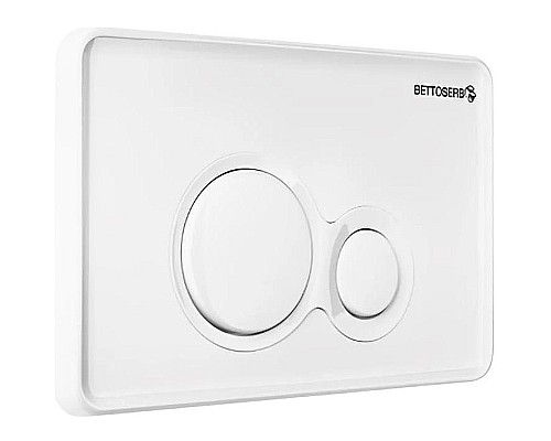Клавиша смыва Bettoserb Sava Fix Slim 40006457 Белая глянцевая Клавиша смыва Bettoserb Sava Fix Slim 40006457 Белая глянцевая