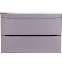 Тумба под раковиной Style Line Бергамо мини 90 Люкс Plus СС-00002365 подвесная Серая антискрейч