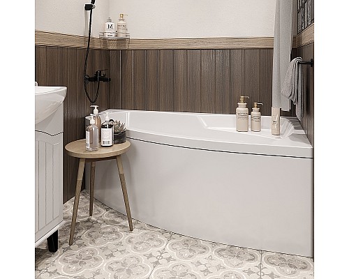 Акриловая ванна STWORKI Монтре 160x95 R Mn1600R без гидромассажа