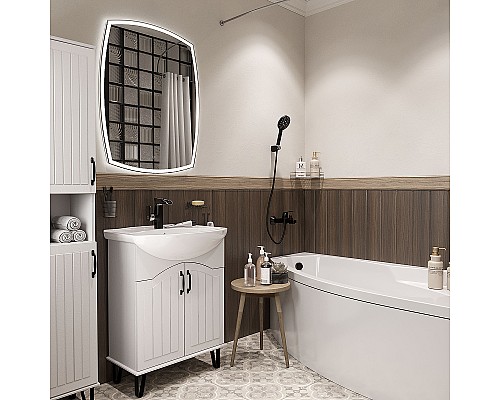 Акриловая ванна STWORKI Монтре 160x95 R Mn1600R без гидромассажа