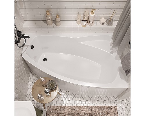 Акриловая ванна STWORKI Монтре 160x95 R Mn1600R без гидромассажа