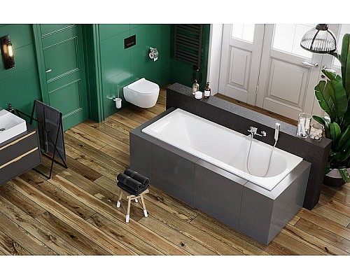 Акриловая ванна Excellent Aurum Slim 180x80 WAEX.AUR18WHS без гидромассажа Акриловая ванна Excellent Aurum Slim 180x80 WAEX.AUR18WHS без гидромассажа