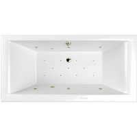 Акриловая ванна Whitecross Savia Duo 170x80 с гидромассажем