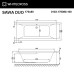 Акриловая ванна Whitecross Savia Duo 170x80 с гидромассажем
